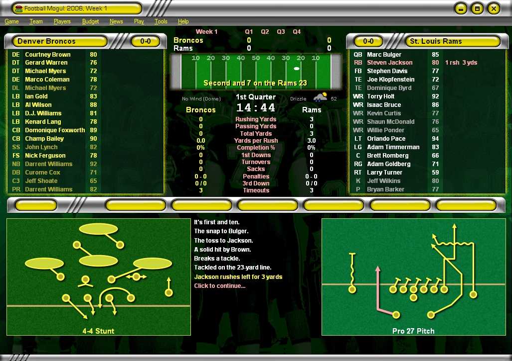 Скриншот из игры Football Mogul 2008 под номером 3