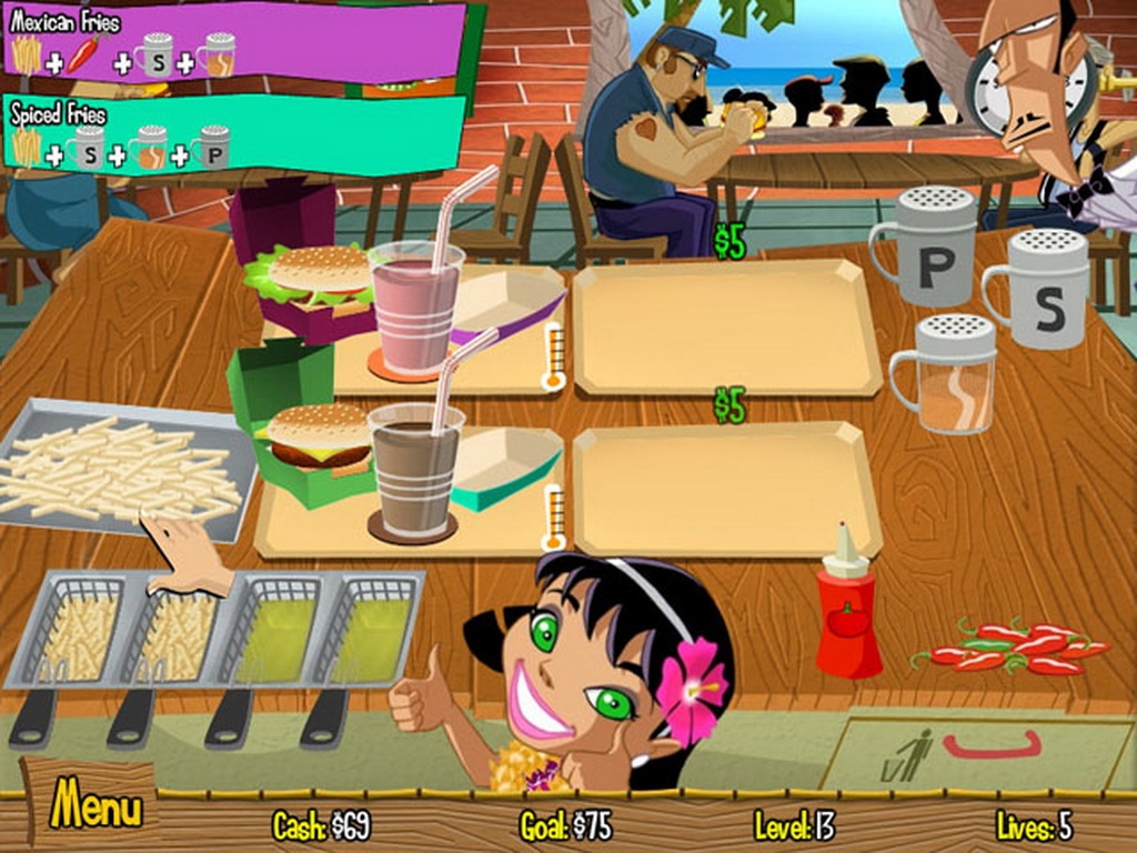 Скриншот из игры Burger Island под номером 1
