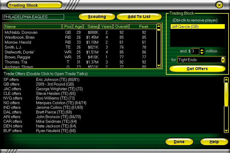 Скриншот из игры Football Mogul 2007 под номером 4