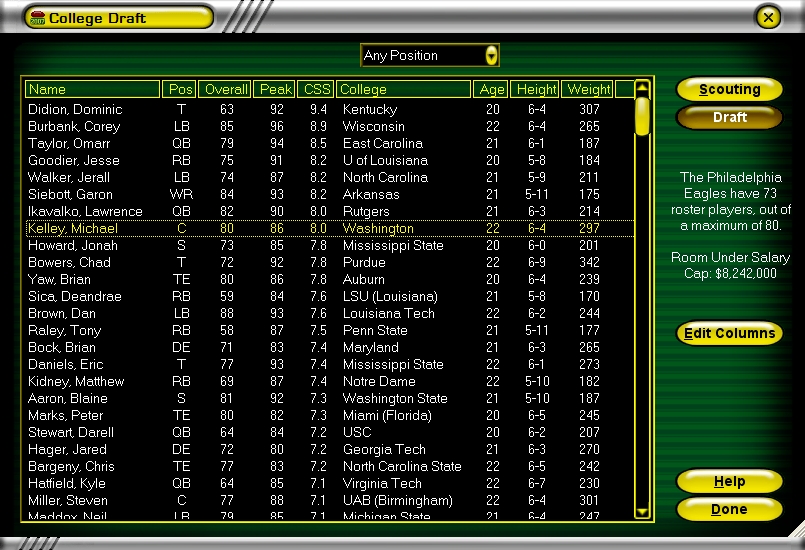 Скриншот из игры Football Mogul 2007 под номером 8