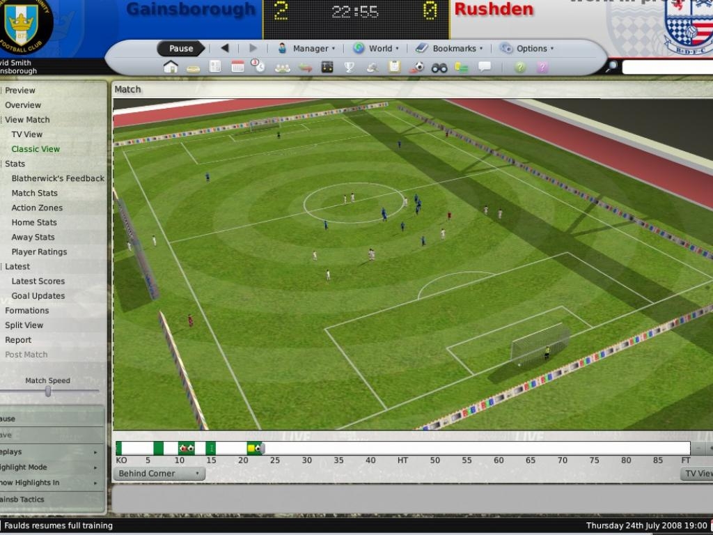 Скриншот из игры Football Manager 2009 под номером 10