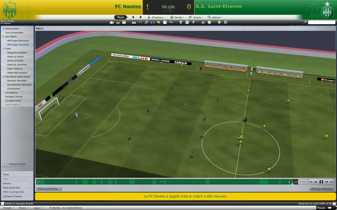 Скриншот из игры Football Manager 2009 под номером 23