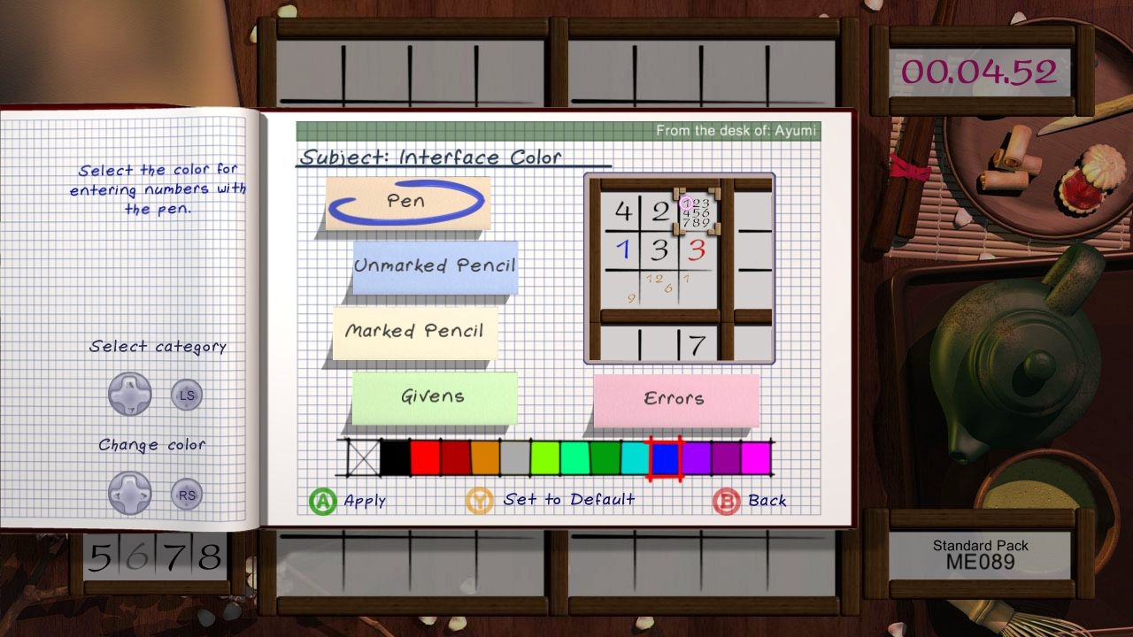 Скриншот из игры Buku Sudoku под номером 13