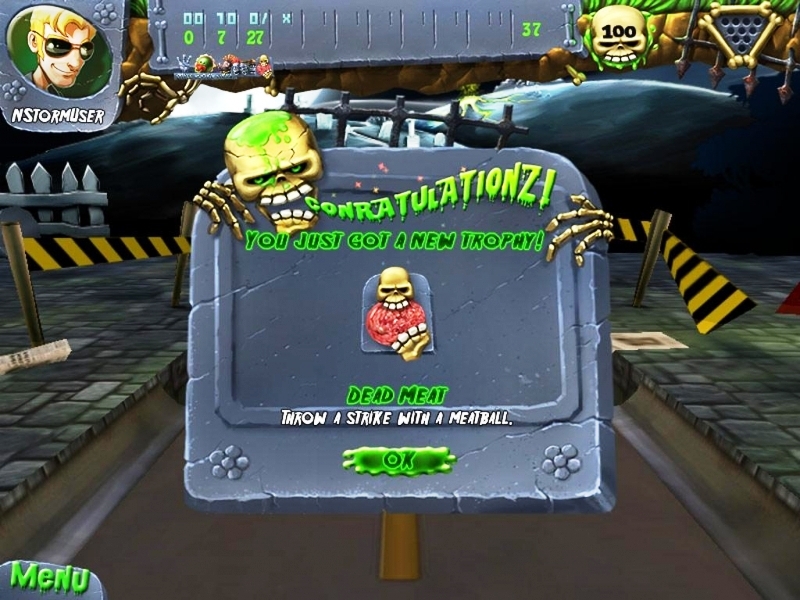 Скриншот из игры Zombie Bowl-O-Rama под номером 1