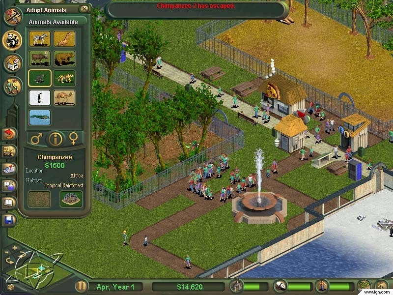 Скриншот из игры Zoo Tycoon под номером 2