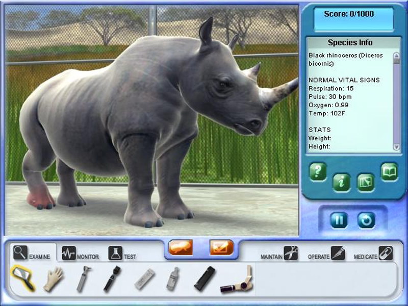 Скриншот из игры Zoo Vet: Endangered Animals под номером 1