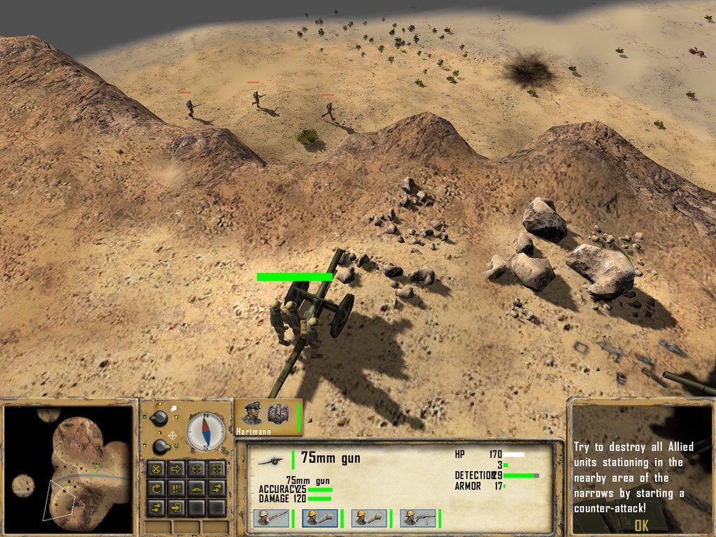 Скриншот из игры Desert Rats vs. Afrika Korps под номером 18