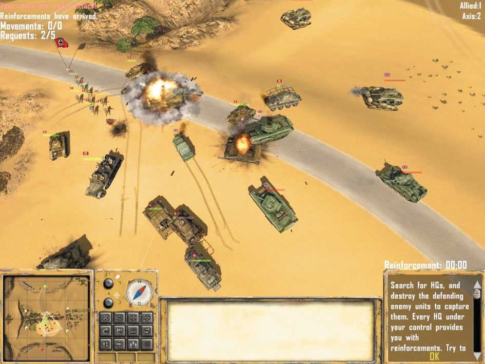 Скриншот из игры Desert Rats vs. Afrika Korps под номером 29
