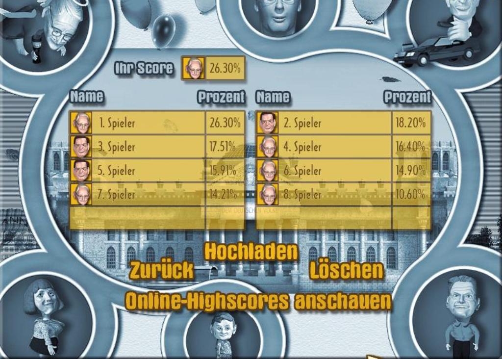 Скриншот из игры Wahlschlacht 2002 под номером 2