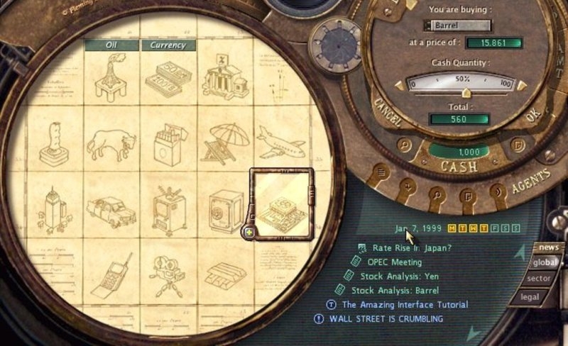 Скриншот из игры Wall Street Trader 
