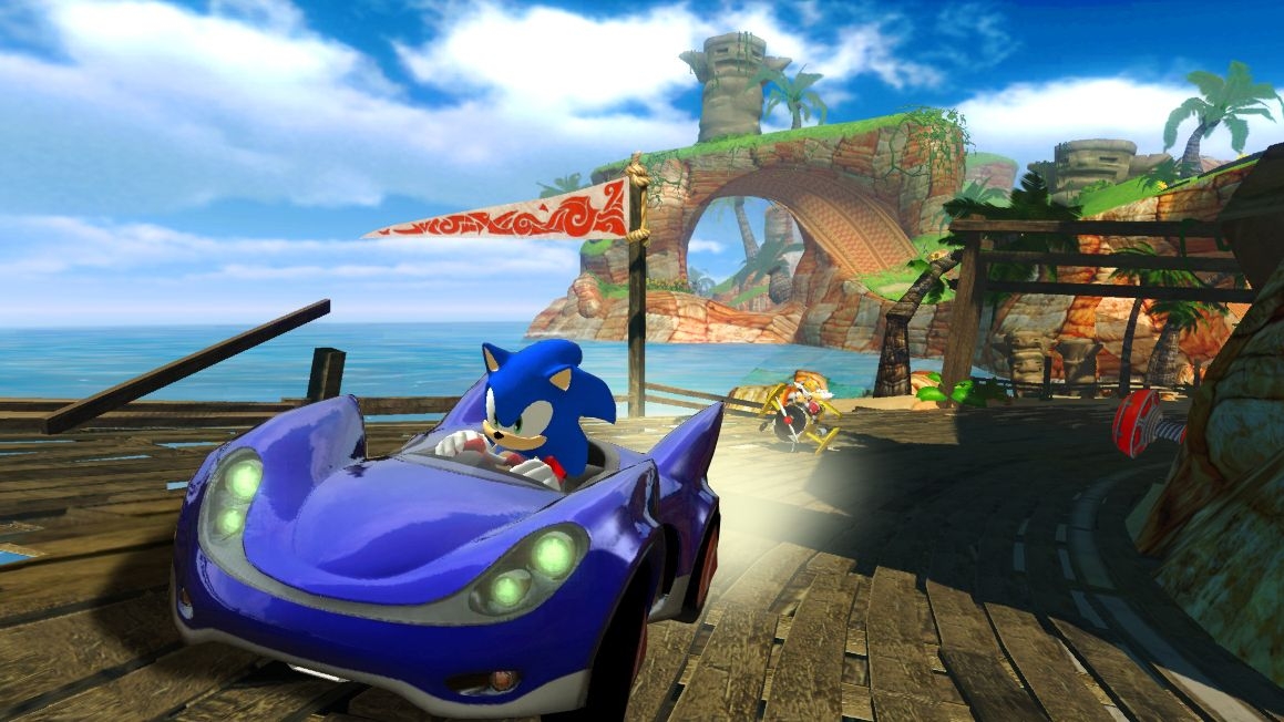 Смотреть скриншот из игры Sonic & SEGA All-Stars Racing под номером 9. ...