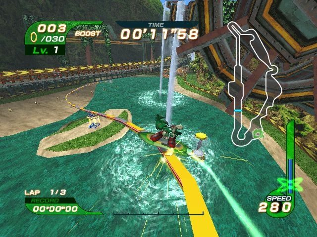 Скриншот из игры Sonic Riders под номером 9
