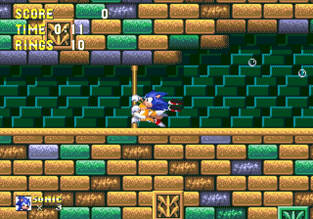 Скриншот из игры Sonic the Hedgehog 3 под номером 3