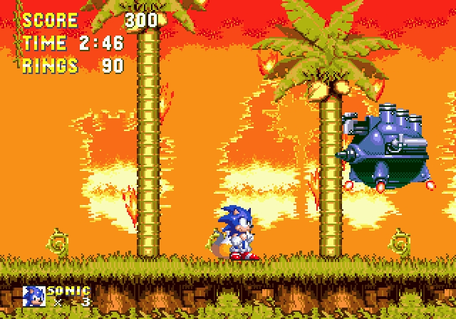 Скриншот из игры Sonic the Hedgehog 3 под номером 6