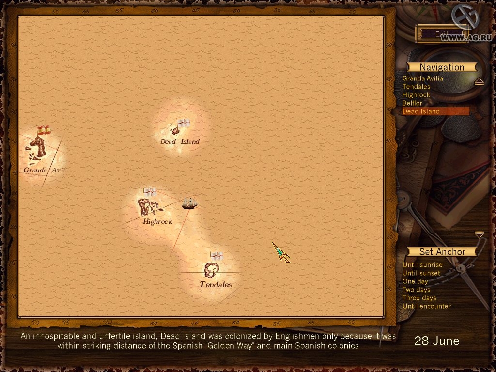 Скриншот из игры Sea Dogs под номером 57