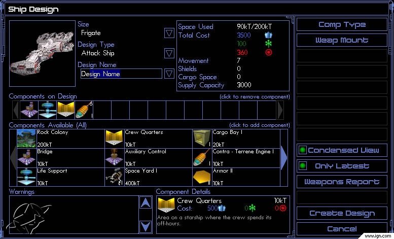 Скриншот из игры Space Empires 4 под номером 1