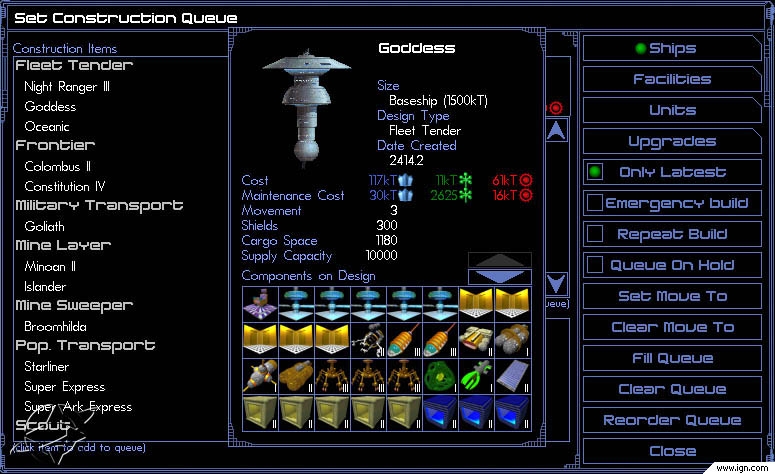Скриншот из игры Space Empires 4 под номером 2