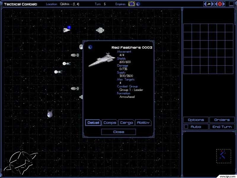 Скриншот из игры Space Empires 4 под номером 4