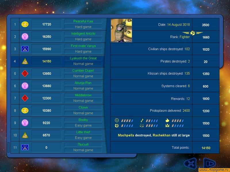 Скриншот из игры Space Rangers под номером 30