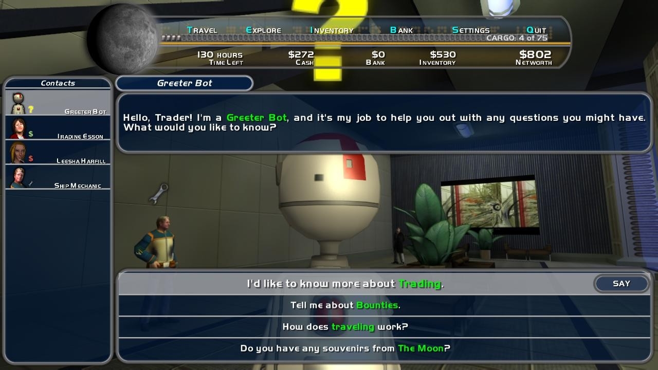 Скриншот из игры Space Trader под номером 2