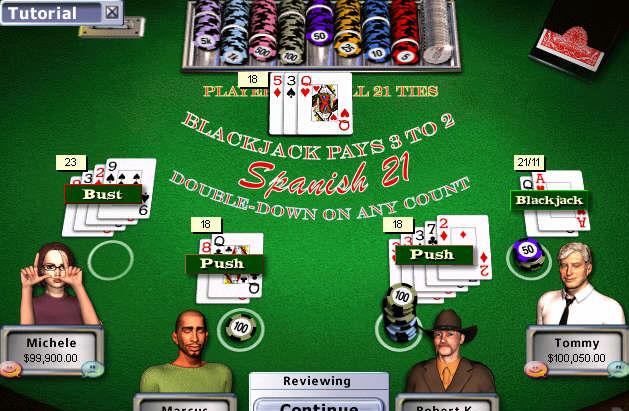 Скриншот из игры Hoyle Blackjack Series под номером 7