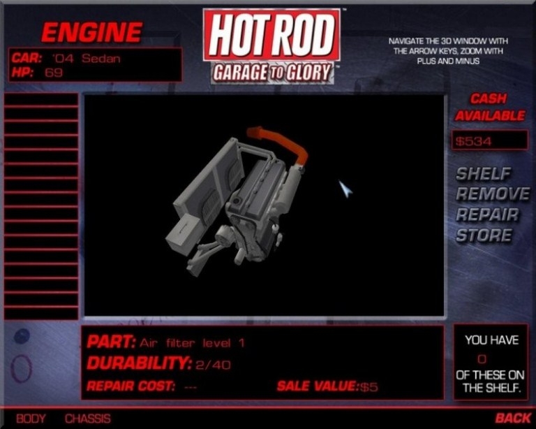 Скриншот из игры Hot Rod: Garage to Glory под номером 10