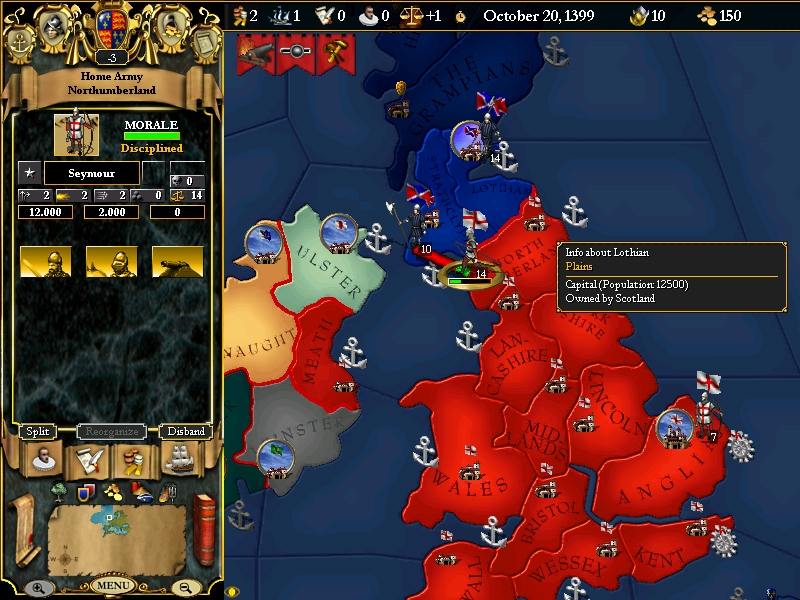 Скриншот из игры For the Glory: A Europa Universalis Game под номером 13