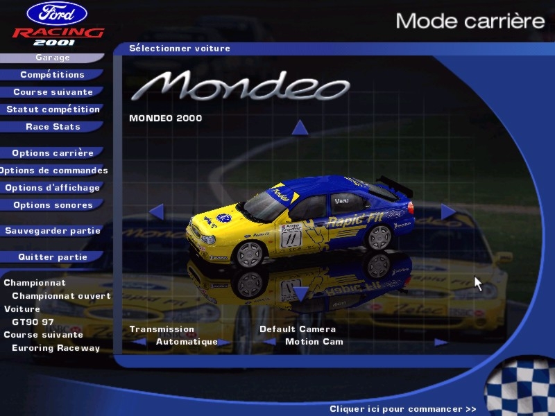 Скриншот из игры Ford Racing 2001 под номером 1