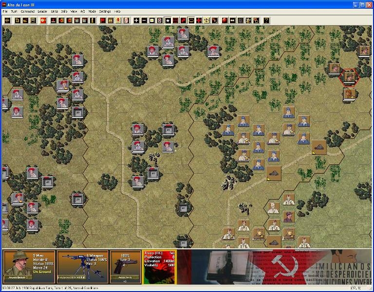 Скриншот из игры Squad Battles: Spanish Civil War под номером 1