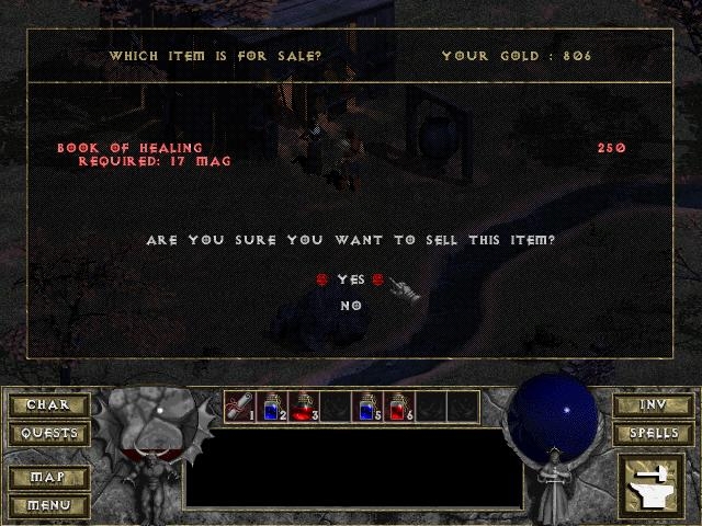 Скриншот из игры Diablo под номером 12