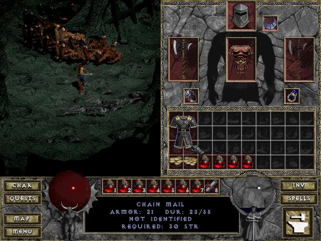 Скриншот из игры Diablo под номером 121