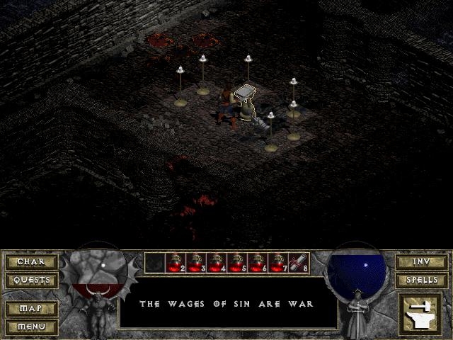 Скриншот из игры Diablo под номером 132