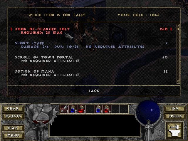 Скриншот из игры Diablo под номером 18