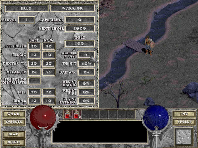 Скриншот из игры Diablo под номером 8