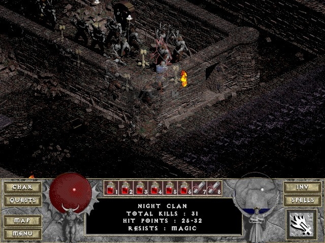 Скриншот из игры Diablo под номером 9