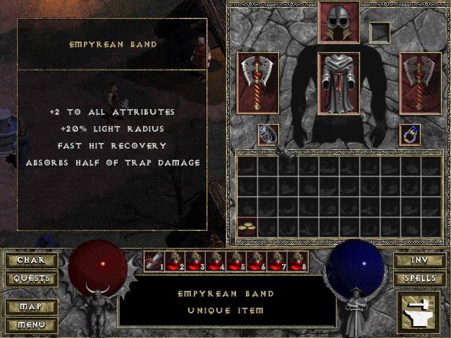 Скриншот из игры Diablo под номером 93