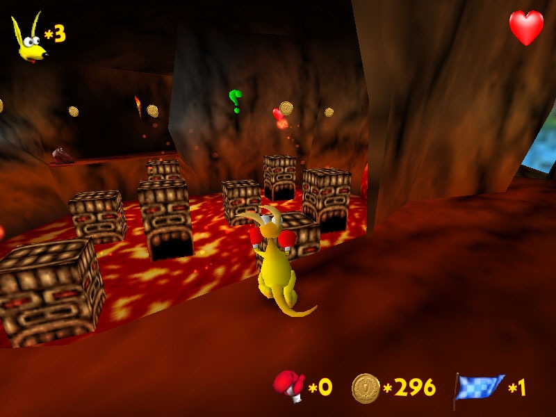 Скриншот из игры KAO the Kangaroo 3: Mystery of Volcano под номером 2