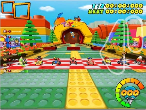 Скриншот из игры Kart N
