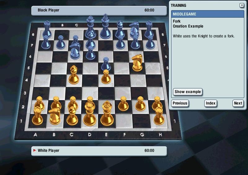 Скриншот из игры Kasparov Chessmate под номером 2