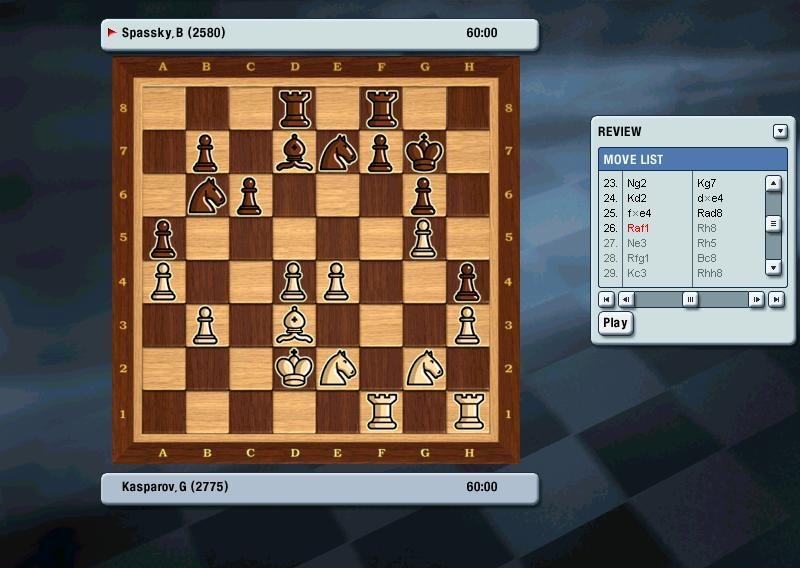 Скриншот из игры Kasparov Chessmate под номером 4