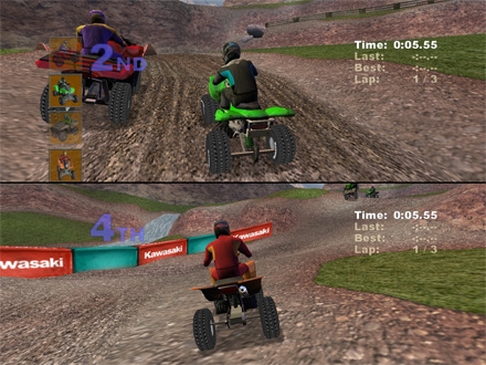 Скриншот из игры Kawasaki Quad Bikes под номером 3