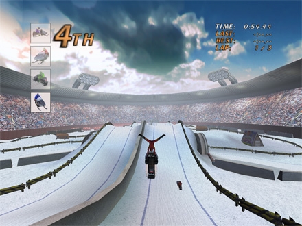 Скриншот из игры Kawasaki Snow Mobiles под номером 1