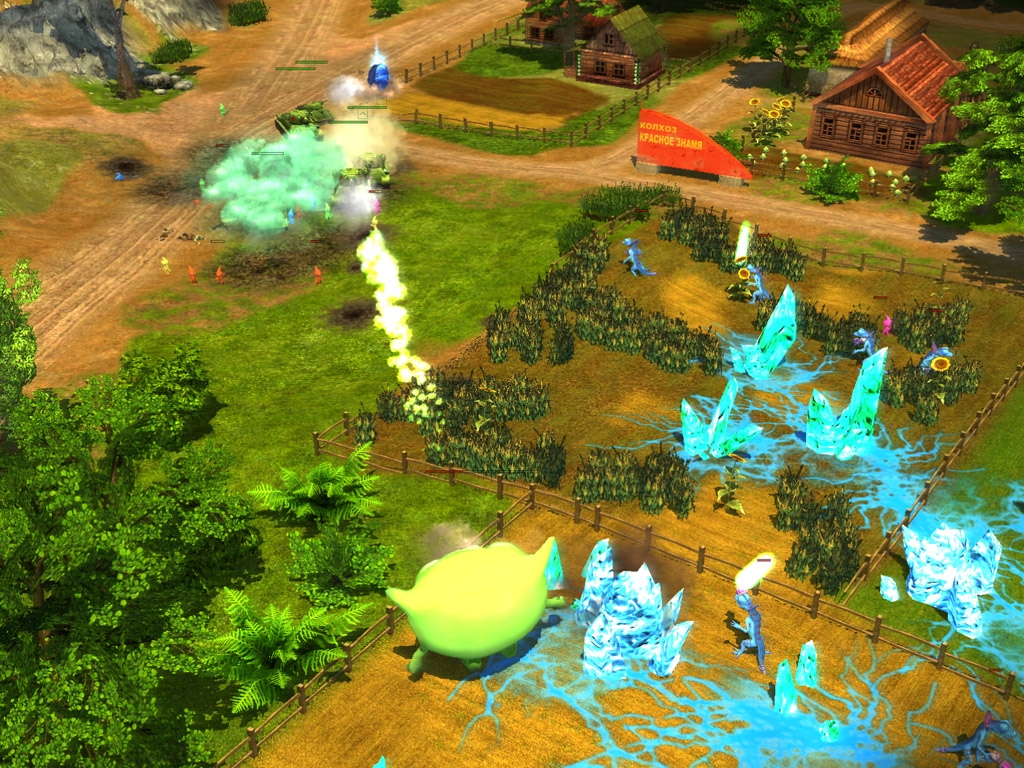 Скриншот из игры Stalin vs. Martians под номером 2