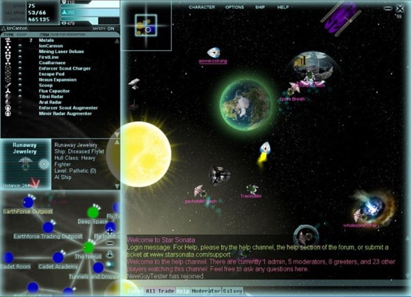 Скриншот из игры Star Sonata под номером 9