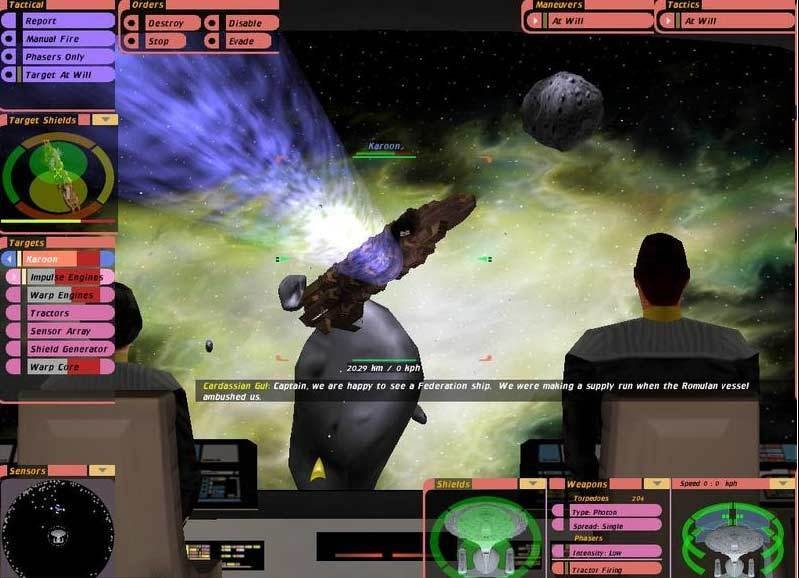 Скриншот из игры Star Trek: Bridge Commander под номером 1
