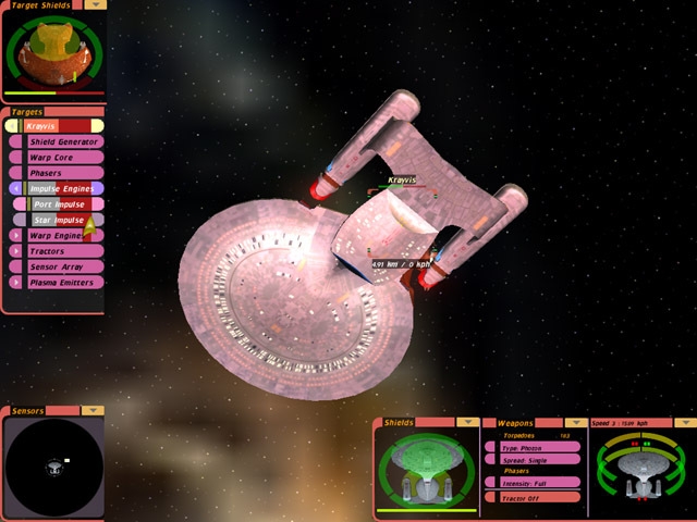 Скриншот из игры Star Trek: Bridge Commander под номером 10
