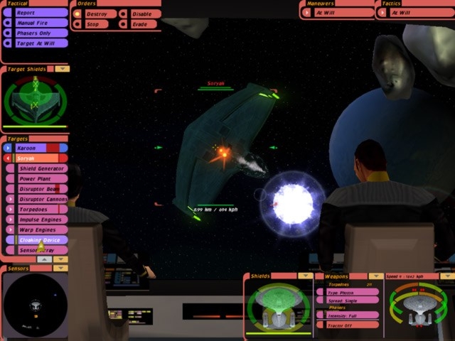 Скриншот из игры Star Trek: Bridge Commander под номером 17