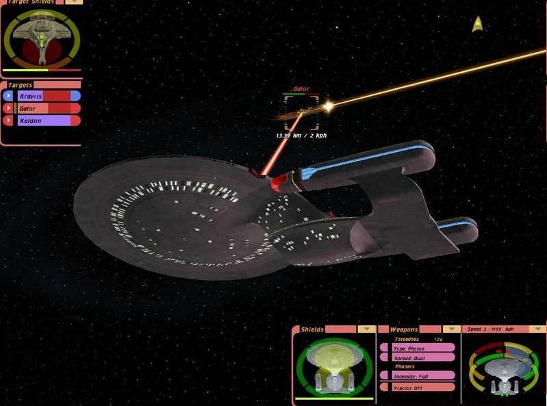 Скриншот из игры Star Trek: Bridge Commander под номером 3