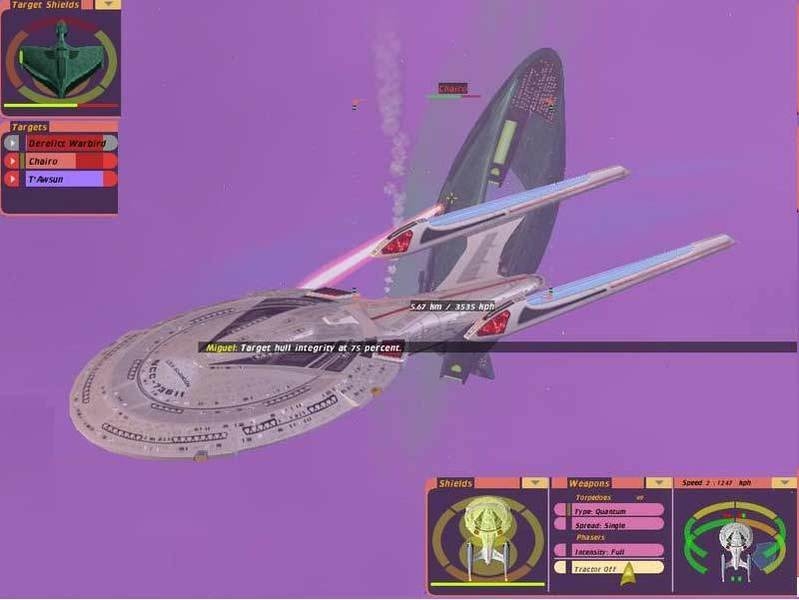 Скриншот из игры Star Trek: Bridge Commander под номером 4