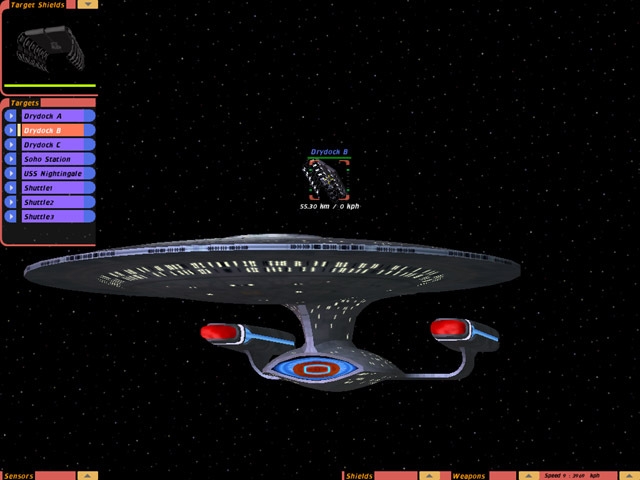 Скриншот из игры Star Trek: Bridge Commander под номером 9